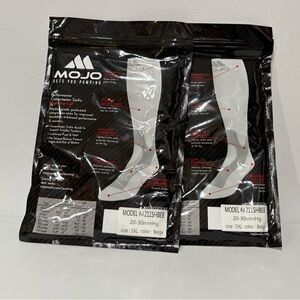 Mojo Elite Coolmax Recovery Compression Socks Beige